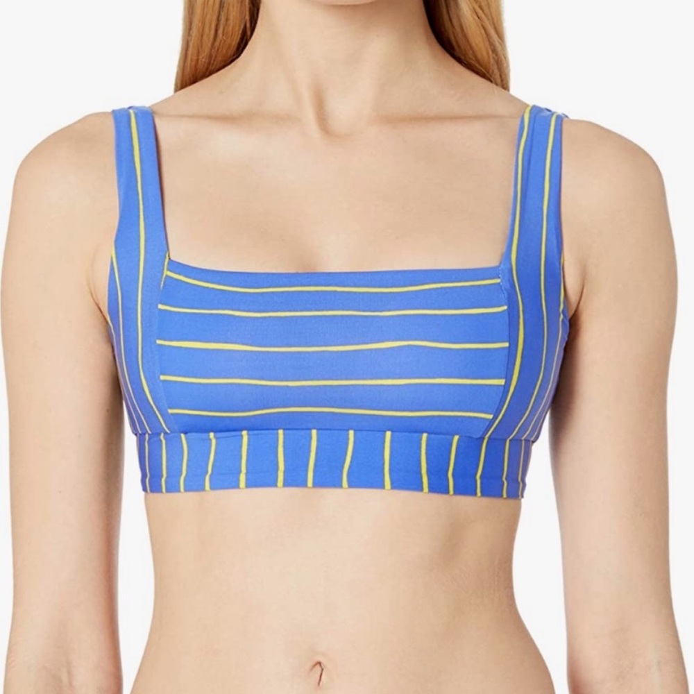 Maaji Reversible Bikini Top Stripes & Floral XL